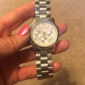 Michael Kors silver watch